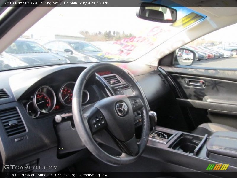 Dolphin Gray Mica / Black 2010 Mazda CX-9 Touring AWD