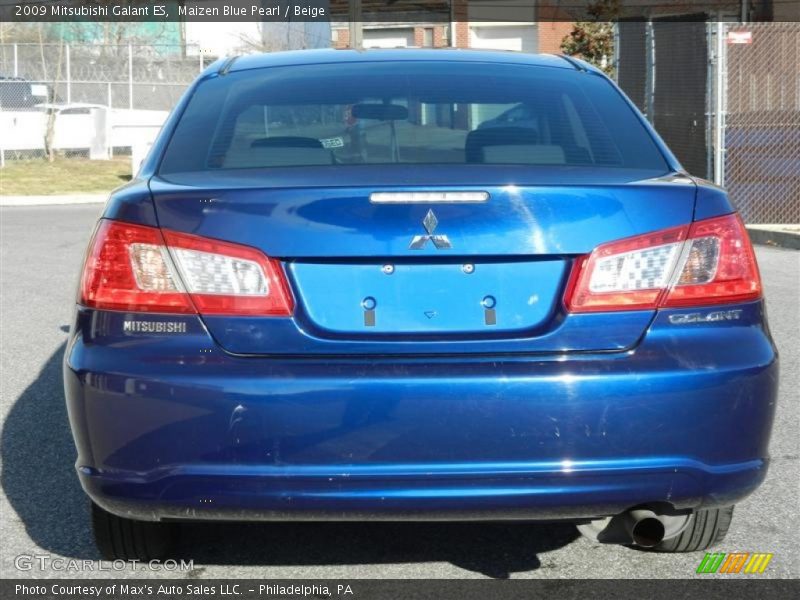 Maizen Blue Pearl / Beige 2009 Mitsubishi Galant ES