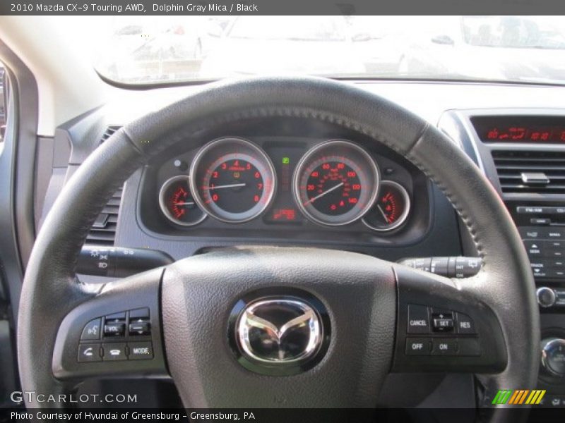 Dolphin Gray Mica / Black 2010 Mazda CX-9 Touring AWD