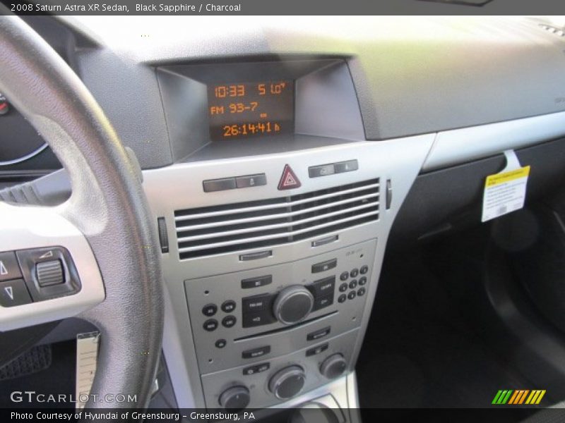 Black Sapphire / Charcoal 2008 Saturn Astra XR Sedan