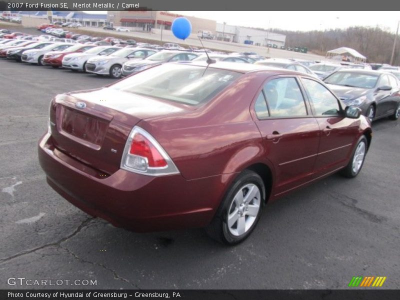 Merlot Metallic / Camel 2007 Ford Fusion SE
