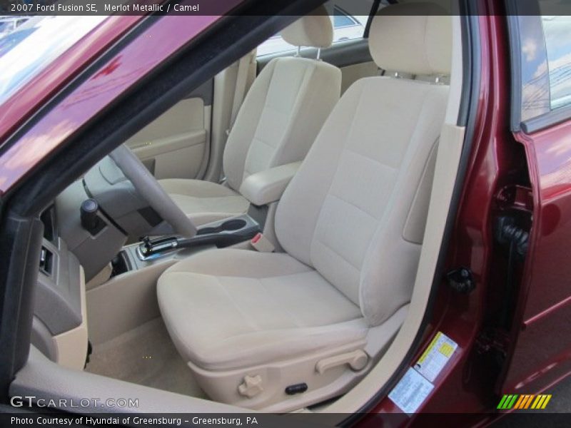 Merlot Metallic / Camel 2007 Ford Fusion SE