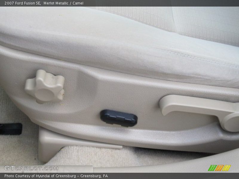 Merlot Metallic / Camel 2007 Ford Fusion SE