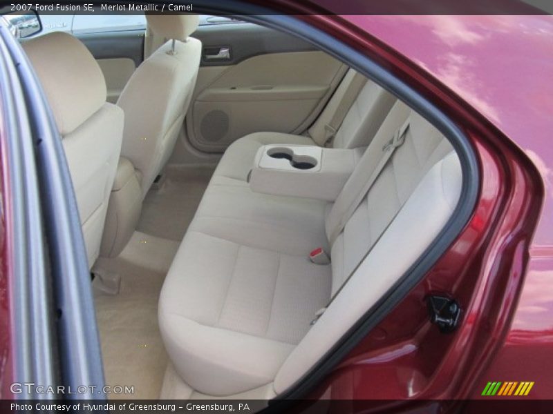 Merlot Metallic / Camel 2007 Ford Fusion SE