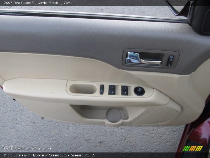 Merlot Metallic / Camel 2007 Ford Fusion SE