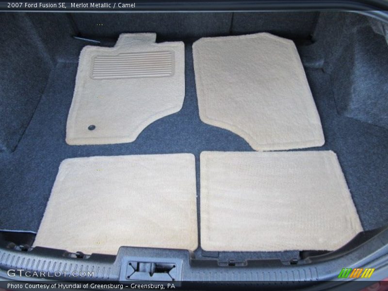 Merlot Metallic / Camel 2007 Ford Fusion SE