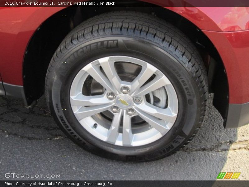 Cardinal Red Metallic / Jet Black 2010 Chevrolet Equinox LT