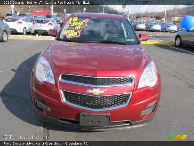 Cardinal Red Metallic / Jet Black 2010 Chevrolet Equinox LT