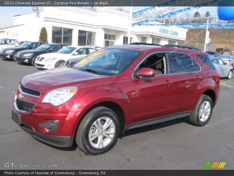 Cardinal Red Metallic / Jet Black 2010 Chevrolet Equinox LT
