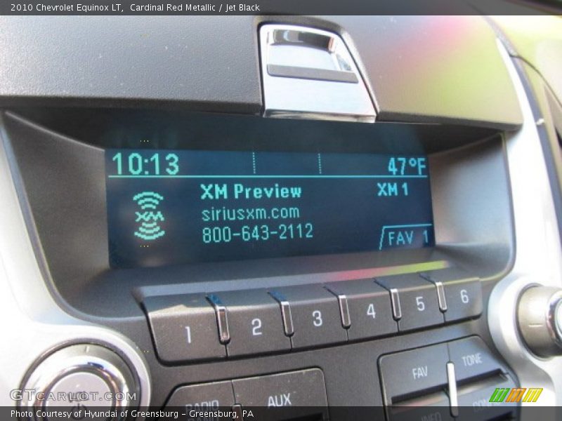 Cardinal Red Metallic / Jet Black 2010 Chevrolet Equinox LT