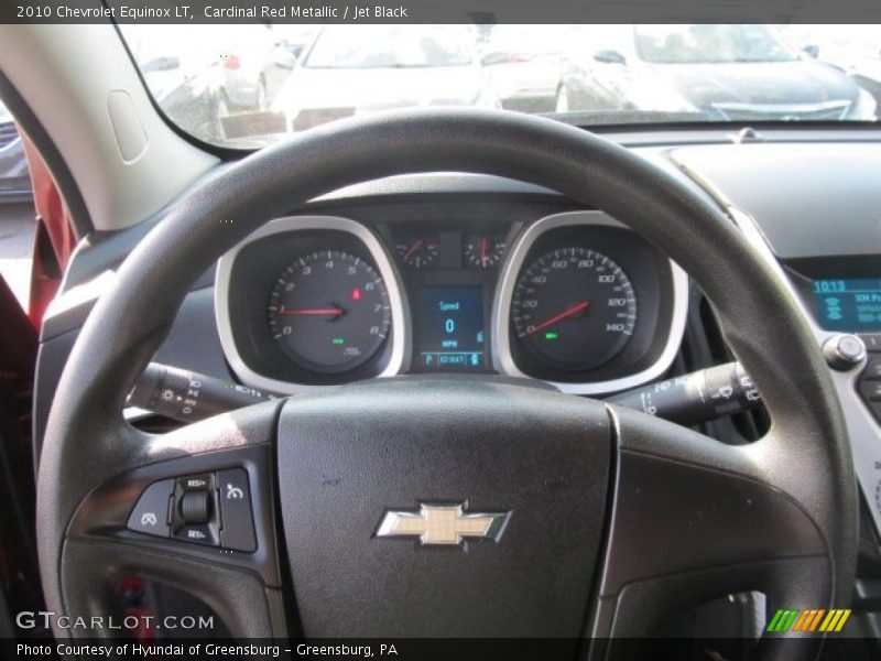 Cardinal Red Metallic / Jet Black 2010 Chevrolet Equinox LT