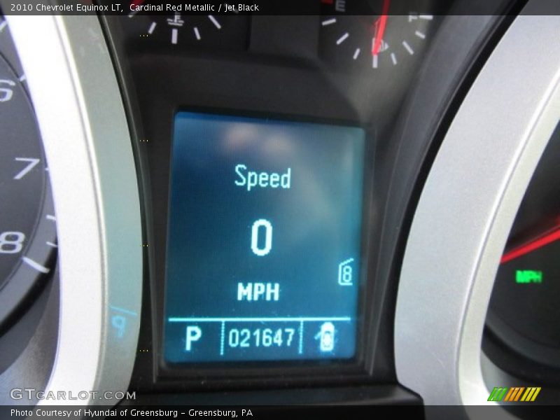 Cardinal Red Metallic / Jet Black 2010 Chevrolet Equinox LT