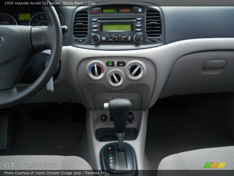 Ebony Black / Gray 2006 Hyundai Accent GLS Sedan