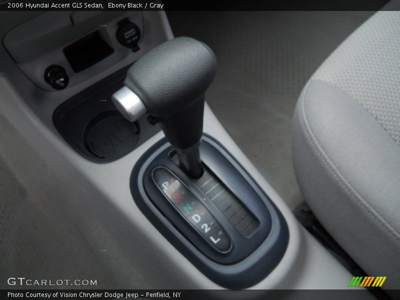 Ebony Black / Gray 2006 Hyundai Accent GLS Sedan