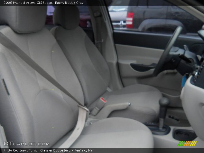 Ebony Black / Gray 2006 Hyundai Accent GLS Sedan
