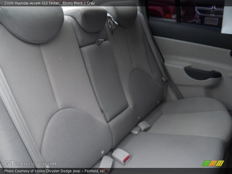 Ebony Black / Gray 2006 Hyundai Accent GLS Sedan