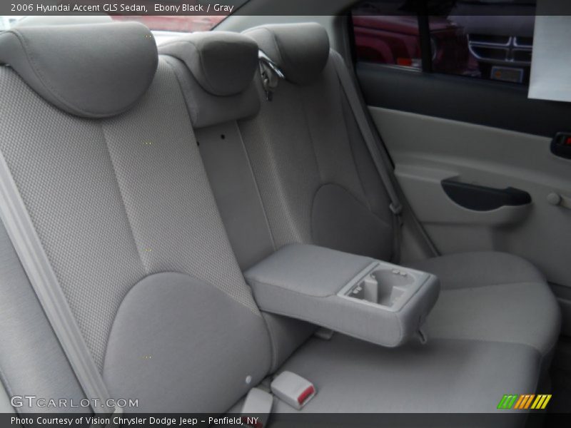 Ebony Black / Gray 2006 Hyundai Accent GLS Sedan