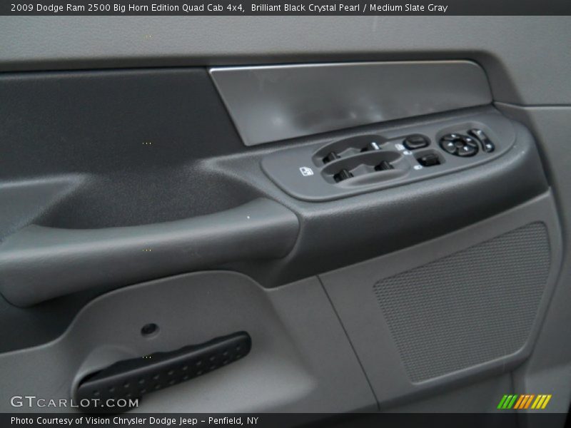 Brilliant Black Crystal Pearl / Medium Slate Gray 2009 Dodge Ram 2500 Big Horn Edition Quad Cab 4x4