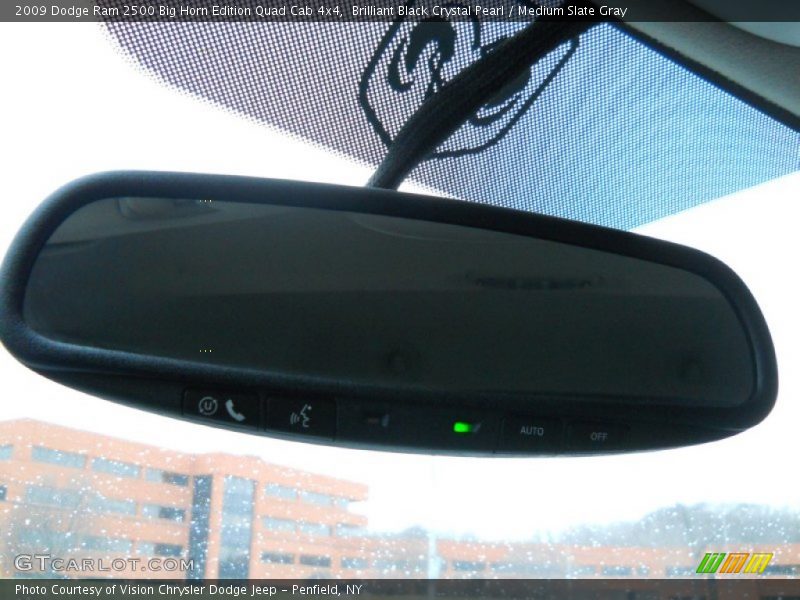 Brilliant Black Crystal Pearl / Medium Slate Gray 2009 Dodge Ram 2500 Big Horn Edition Quad Cab 4x4
