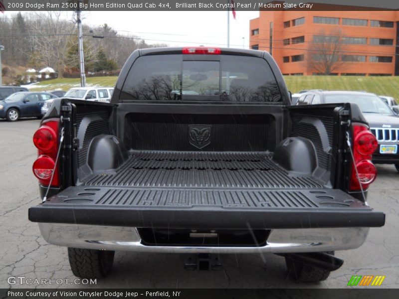 Brilliant Black Crystal Pearl / Medium Slate Gray 2009 Dodge Ram 2500 Big Horn Edition Quad Cab 4x4