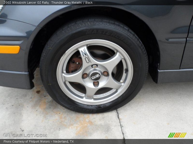 Thunder Gray Metallic / Black 2002 Mitsubishi Lancer OZ Rally