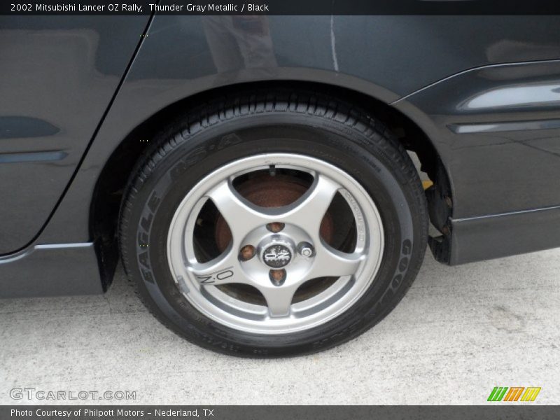 Thunder Gray Metallic / Black 2002 Mitsubishi Lancer OZ Rally