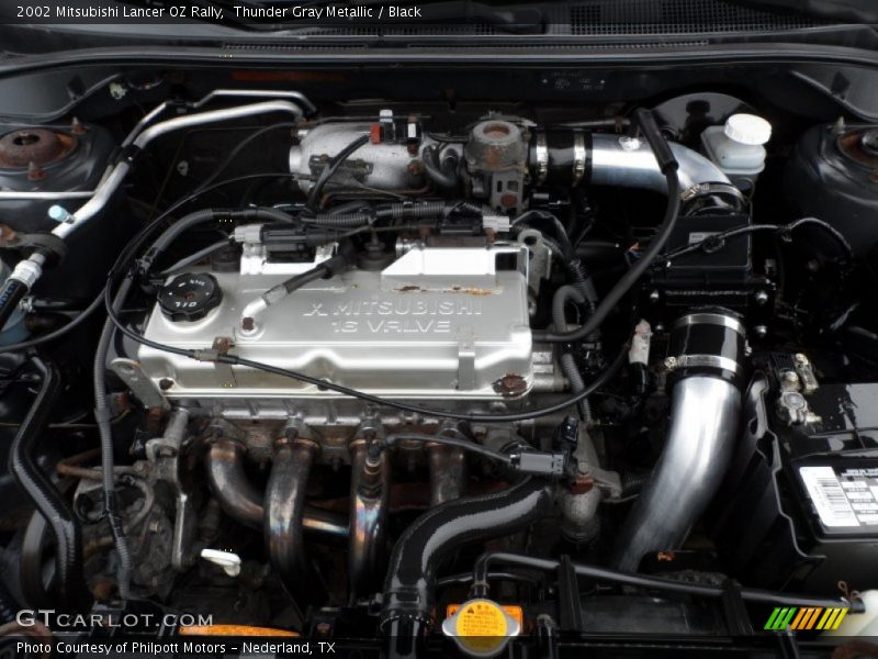 Thunder Gray Metallic / Black 2002 Mitsubishi Lancer OZ Rally