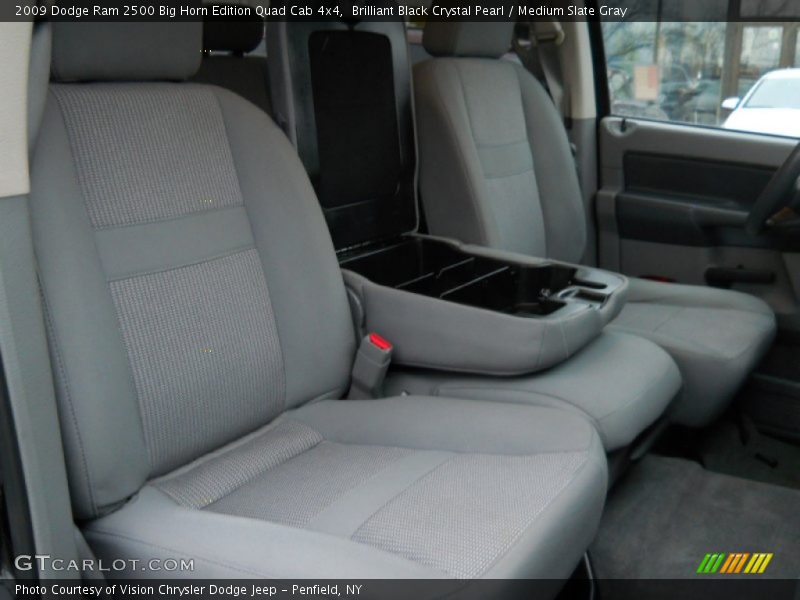 Brilliant Black Crystal Pearl / Medium Slate Gray 2009 Dodge Ram 2500 Big Horn Edition Quad Cab 4x4