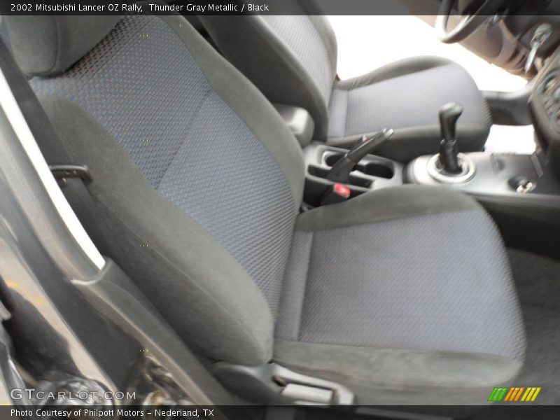 Thunder Gray Metallic / Black 2002 Mitsubishi Lancer OZ Rally