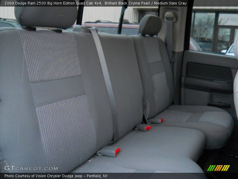 Brilliant Black Crystal Pearl / Medium Slate Gray 2009 Dodge Ram 2500 Big Horn Edition Quad Cab 4x4