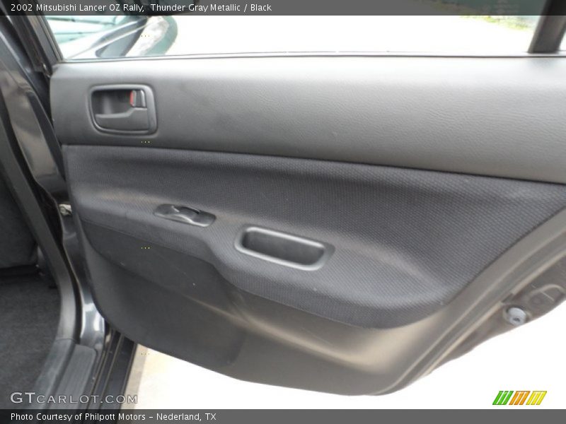 Thunder Gray Metallic / Black 2002 Mitsubishi Lancer OZ Rally