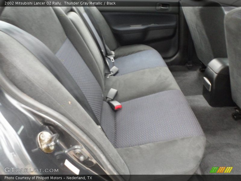 Thunder Gray Metallic / Black 2002 Mitsubishi Lancer OZ Rally
