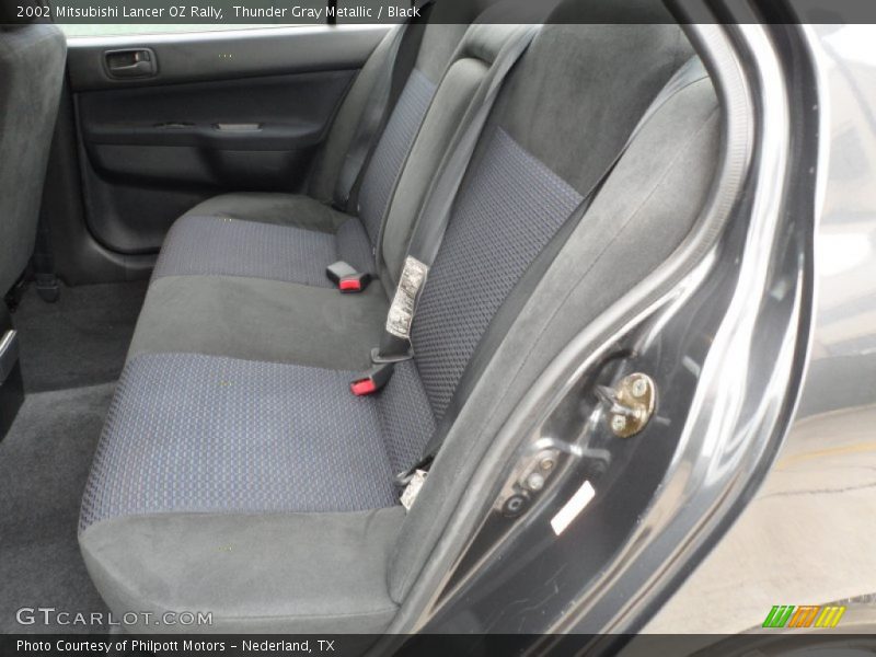 Thunder Gray Metallic / Black 2002 Mitsubishi Lancer OZ Rally