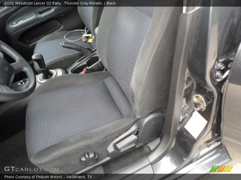 Thunder Gray Metallic / Black 2002 Mitsubishi Lancer OZ Rally