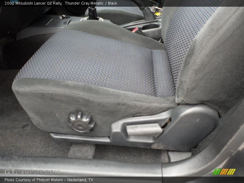 Thunder Gray Metallic / Black 2002 Mitsubishi Lancer OZ Rally