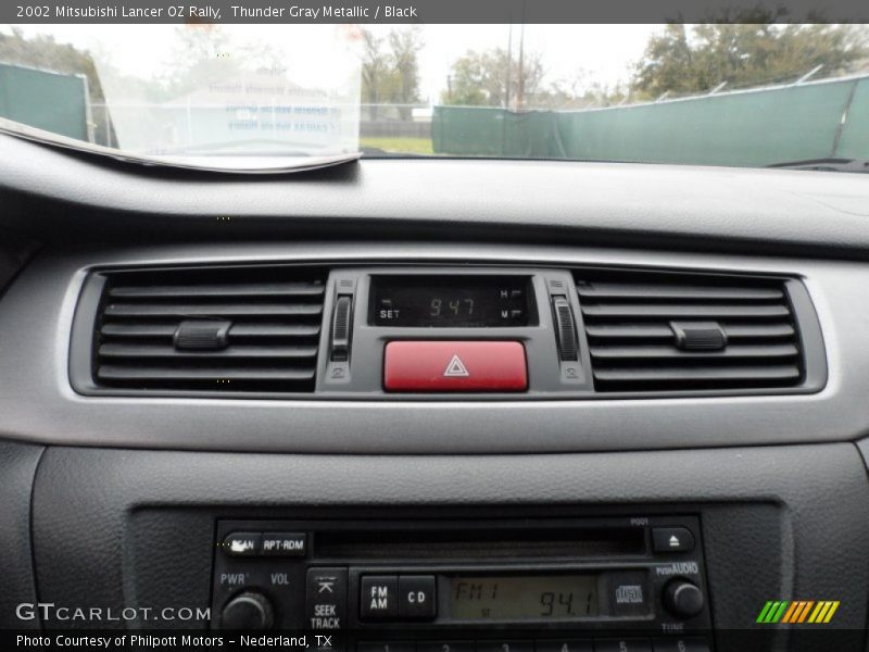 Thunder Gray Metallic / Black 2002 Mitsubishi Lancer OZ Rally