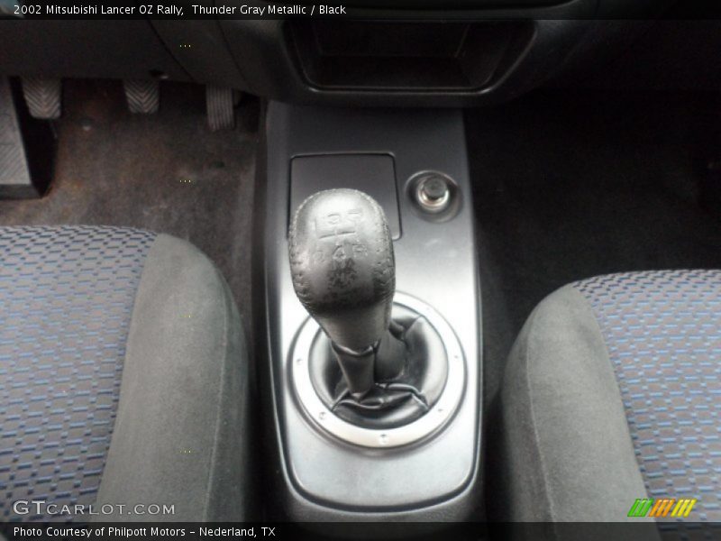 Thunder Gray Metallic / Black 2002 Mitsubishi Lancer OZ Rally
