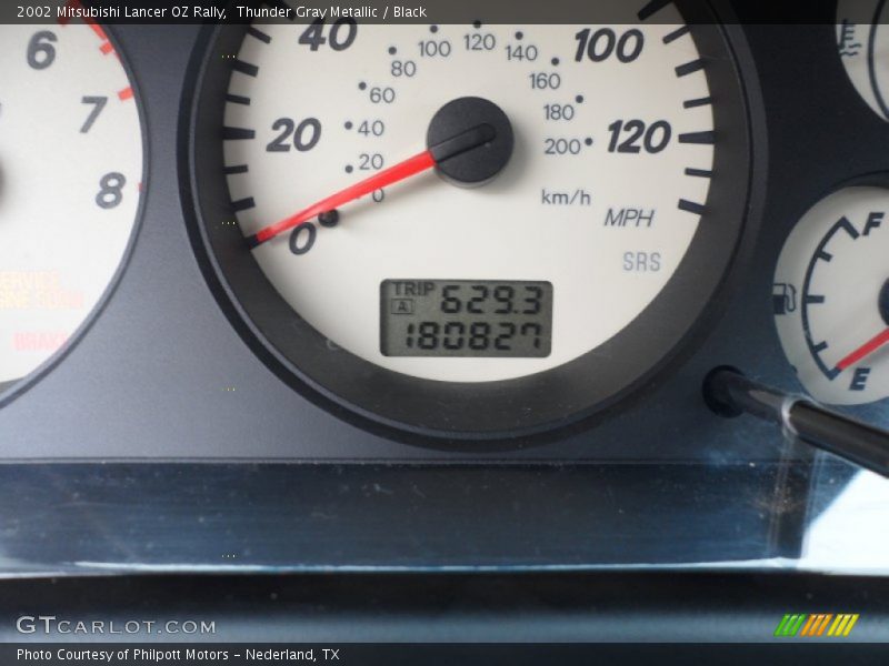 Thunder Gray Metallic / Black 2002 Mitsubishi Lancer OZ Rally