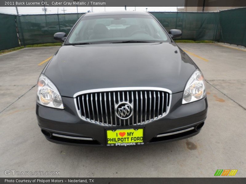 Cyber Gray Metallic / Titanium 2011 Buick Lucerne CXL