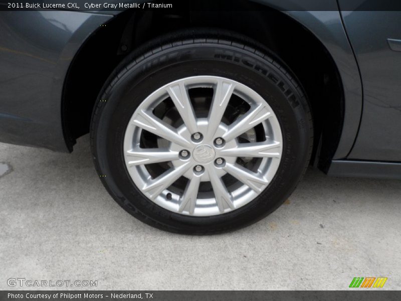 Cyber Gray Metallic / Titanium 2011 Buick Lucerne CXL