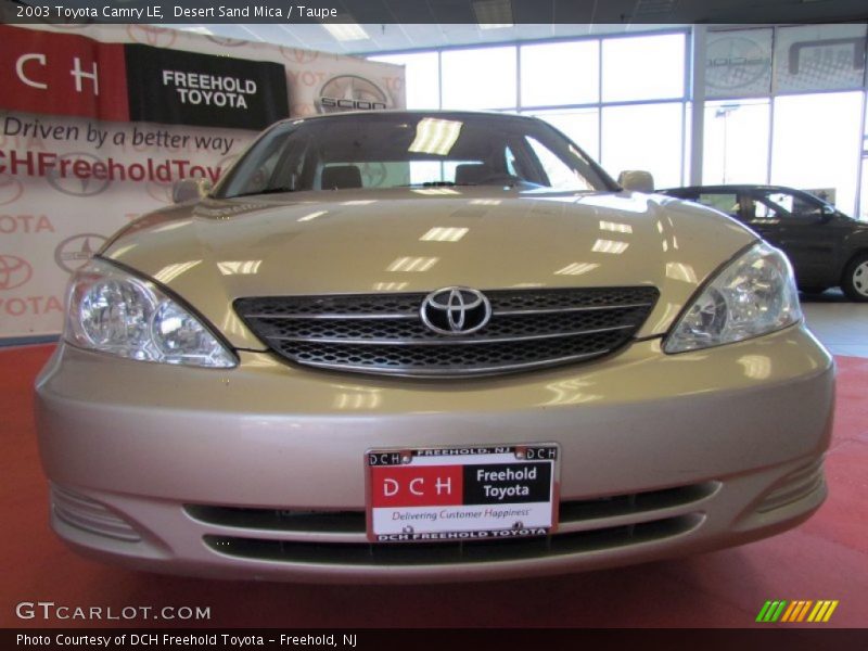 Desert Sand Mica / Taupe 2003 Toyota Camry LE