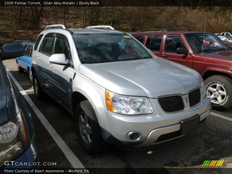 Silver Alloy Metallic / Ebony Black 2006 Pontiac Torrent