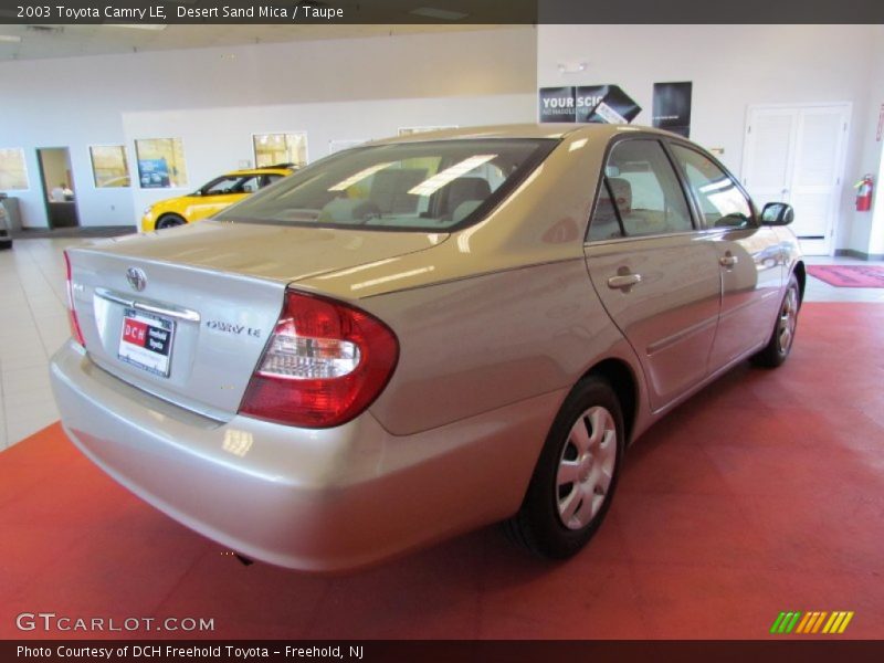 Desert Sand Mica / Taupe 2003 Toyota Camry LE