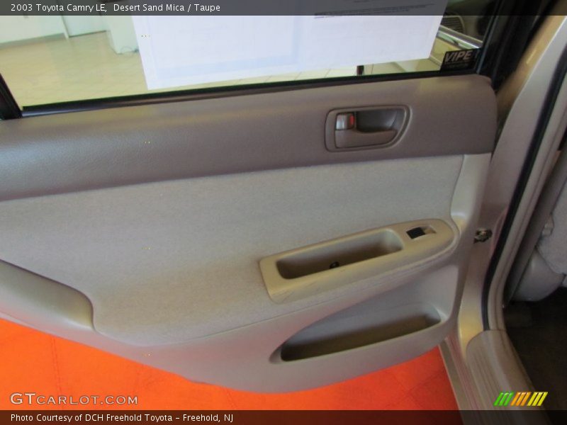 Desert Sand Mica / Taupe 2003 Toyota Camry LE