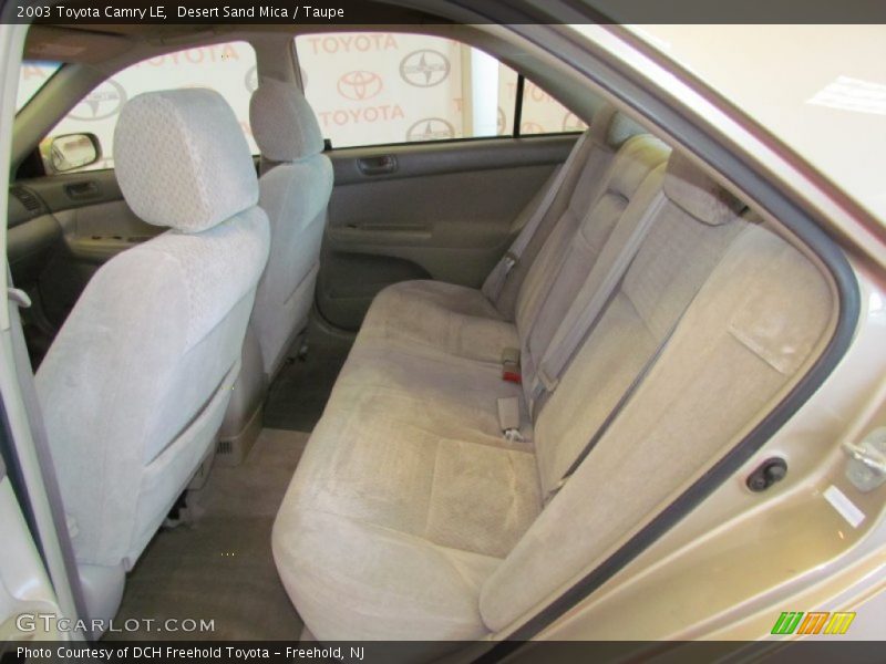 Desert Sand Mica / Taupe 2003 Toyota Camry LE