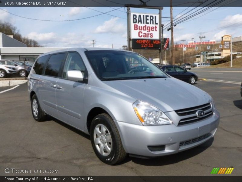 Silver / Gray 2006 Kia Sedona LX