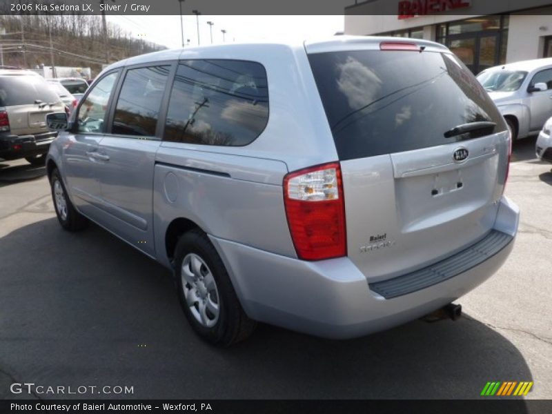 Silver / Gray 2006 Kia Sedona LX