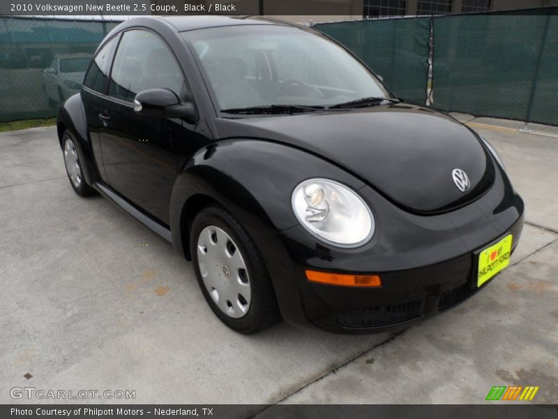 Black / Black 2010 Volkswagen New Beetle 2.5 Coupe