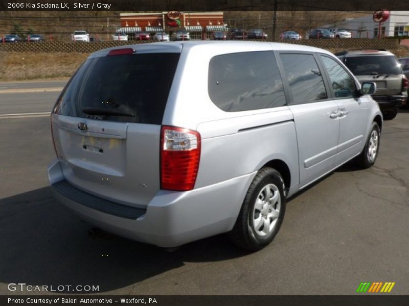 Silver / Gray 2006 Kia Sedona LX