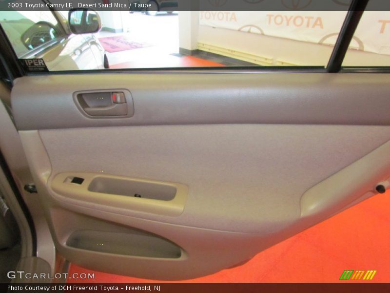 Desert Sand Mica / Taupe 2003 Toyota Camry LE